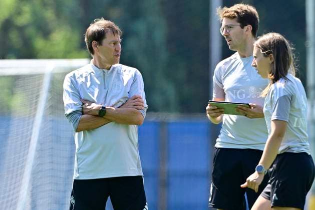 Belgian national football team - FIFA World Cup, WM, Weltmeisterschaft, Fussball 2026 - media activities 07 07 2026 RENTON, UNITED STATES OF AMERICA - JULY 07 : Garcia Rudi head coach of Belgium pictured during a training session of the Belgian national football team during the FIFA World Cup 2026 on July 7, 2026 in Renton, United States of America, 07 07 2026 Renton United States of America  Copyright: xJanxDexMeuleneirx