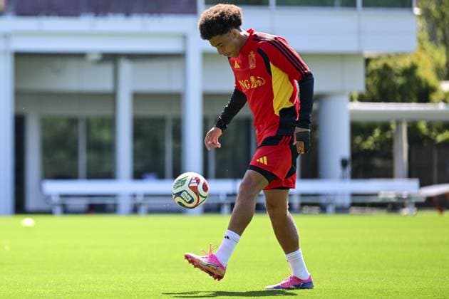 Belgium s Axel Witsel pictured during a training session of Belgian national soccer team Red Devils, on Tuesday 07 July 2026 in their base camp, home of the Seattle Sounders, Renton, Seattle, USA. The Rode Duivels - Diables Rouges qualified for the knockout stage of the 2026 FIFA World Cup, WM, Weltmeisterschaft, Fussball where they ll meet Spain in the round of 8 on July 10th. DIRKxWAEM  x180665726x