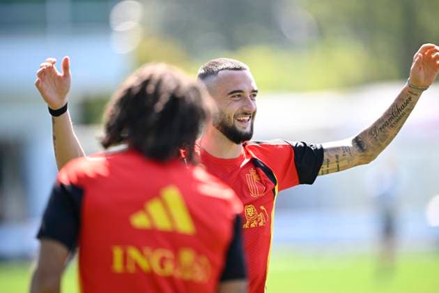 Belgian national football team - FIFA World Cup, WM, Weltmeisterschaft, Fussball 2026 - media activities 07 07 2026 RENTON, UNITED STATES OF AMERICA - JULY 07 : Debast Zeno defender of Belgium pictured during a training session of the Belgian national football team during the FIFA World Cup 2026 on July 7, 2026 in Renton, United States of America, 07 07 2026 Renton United States of America  Copyright: xNicoxVereeckenx