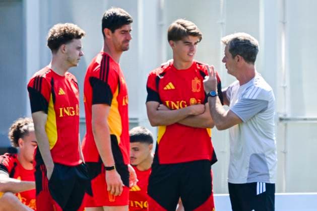 Belgian national football team - FIFA World Cup, WM, Weltmeisterschaft, Fussball 2026 - media activities 07 07 2026 RENTON, UNITED STATES OF AMERICA - JULY 07 : De Ketelaere Charles midfielder of Belgium pictured during a training session of the Belgian national football team during the FIFA World Cup 2026 on July 7, 2026 in Renton, United States of America, 07 07 2026 Renton United States of America  Copyright: xNicoxVereeckenx