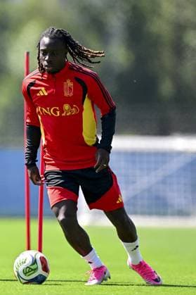 Belgium s Jeremy Doku pictured during a training session of Belgian national soccer team Red Devils, on Tuesday 07 July 2026 in their base camp, home of the Seattle Sounders, Renton, Seattle, USA. The Rode Duivels - Diables Rouges qualified for the knockout stage of the 2026 FIFA World Cup, WM, Weltmeisterschaft, Fussball where they ll meet Spain in the round of 8 on July 10th. DIRKxWAEM  x180666738x