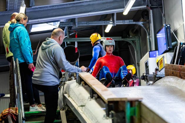 07.07.2026, GER, Rennrodeln Einsitzer, Saison 26 27, Frauen Männer, Startlehrgang Trainingslehrgang des BSD Nationalkader A-Kader Olympiakader Natalie Maag 98559 Oberhof LOTTO Thüringen EISARENA Oberho Thüringen Deutschland *** July 7, 2026, GER, Single Luge, Season 26–27, Women and Men, BSD National Squad A and Olympic Squad Start and Training Camp: Natalie Maag, 98559 Oberhof, LOTTO Thuringia, EISARENA Oberhof, Thuringia, Germany