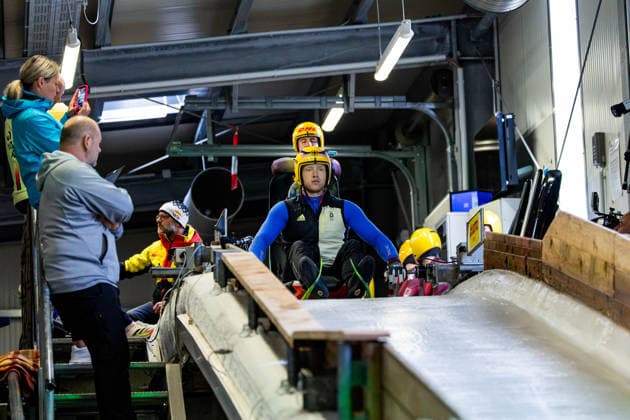 Luge, Oberhof, training