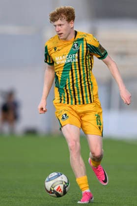 Adam Brennan seen during UEFA Champions League first round qualifying game between teams of Floriana and Shamrock Rovers (Beppe Camilleri Ball Raw Images) Marsa Centenary Stadium Malta Copyright: xBeppexCamillerix beppecamilleri_floriana_shamrock_2526_2-12