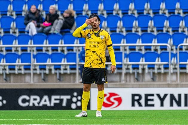 Atert Bissen s Zambujo Pimentel Diogo Miguel look dejected during a game between Faroese Klaksvik and Luxembourg Atert Bissen, on Tuesday 07 July 2026, in Klaksvik, Faroe Islands, the first leg in the first qualifying round in the UEFA Champions League competition. EMILExWINDAL  x180671572x