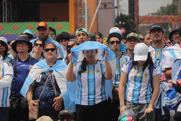 Football, 2026 FIFA World Cup, Argentina v Egypt, public viewing in Mexico City