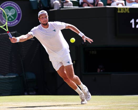 Jan-Lennard Struff, Herren Einzel, Men s Singles Tennis - Wimbledon 2026 - Grand Slam ITF ATP, Tennis Herren WTA, Tennis Damen - AELTC - London - - Great Britain - 7 July 2026. *** Jan Lennard Struff, Men s Singles, Wimbledon 2026 Grand Slam ITF ATP WTA AELTC London, Great Britain, July 7, 2026 Copyright: xJuergenxHasenkopfx
