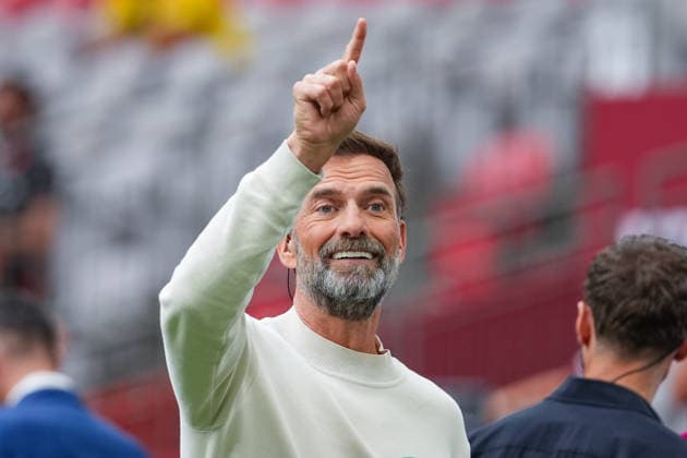Kanada: Fußball FIFA World Cup, WM, Weltmeisterschaft, Fussball 2026, Achtelfinale - Schweiz vs Kolumbien - BC Place, Vancouver: Jürgen Klopp, TV-Fußballexperte bei MagentaTV *** Canada Soccer, 2026 FIFA World Cup, Round of 16: Switzerland vs. Colombia at BC Place, Vancouver; Jürgen Klopp, soccer analyst on MagentaTV Copyright: xJOERANxSTEINSIEKx