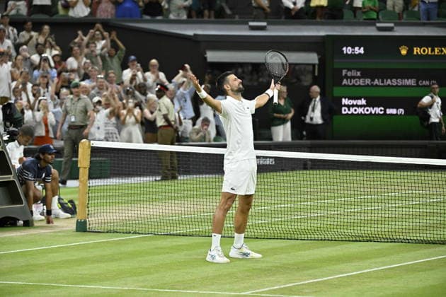 Tennis - Wimbledon 2026 - ITF - The Championships - 07 07 2026 - Tennis - Wimbledon 2026 - ITF - The Championships - 07 07 2026 - Novak Djokovic - Serbie London  Copyright: xChryslenexCaillaud Psnewzx