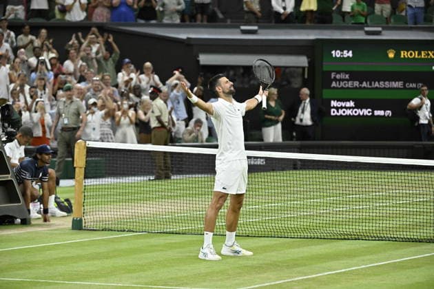 Tennis - Wimbledon 2026 - ITF - The Championships - 07 07 2026 - Tennis - Wimbledon 2026 - ITF - The Championships - 07 07 2026 - Novak Djokovic - Serbie London  Copyright: xChryslenexCaillaud Psnewzx