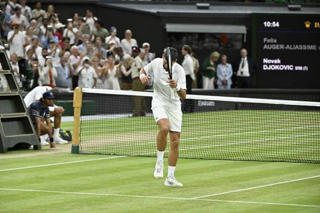 Tennis - Wimbledon 2026 - ITF - The Championships - 07 07 2026 - Tennis - Wimbledon 2026 - ITF - The Championships - 07 07 2026 - Novak Djokovic - Serbie London  Copyright: xChryslenexCaillaud Psnewzx
