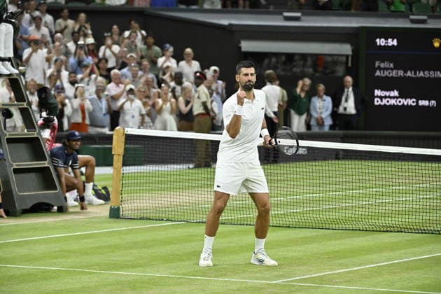 Tennis - Wimbledon 2026 - ITF - The Championships - 07 07 2026 - Tennis - Wimbledon 2026 - ITF - The Championships - 07 07 2026 - Novak Djokovic - Serbie London  Copyright: xChryslenexCaillaud Psnewzx