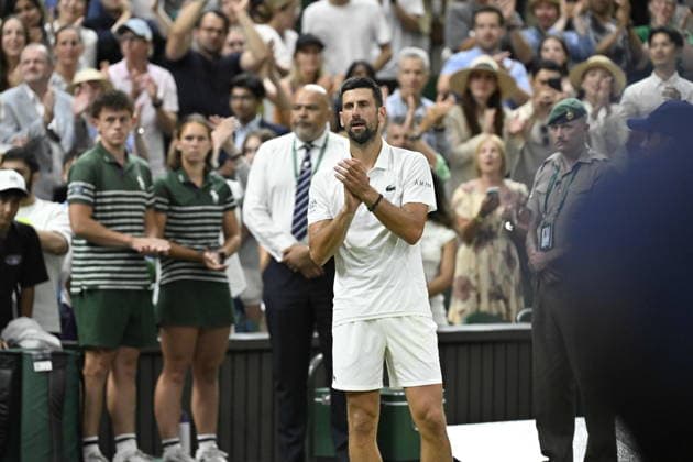 Tennis - Wimbledon 2026 - ITF - The Championships - 07 07 2026 - Tennis - Wimbledon 2026 - ITF - The Championships - 07 07 2026 - Novak Djokovic - Serbie London  Copyright: xChryslenexCaillaud Psnewzx