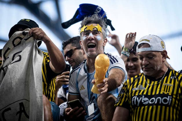 FOOTBALL : Argentina vs Egypt FIFA World Cup, WM, Weltmeisterschaft, Fussball 2026. Atlanta Stadium (Mercedes-Benz Stadium), Atlanta, Georgia, United States. 07 07 2026. Ambiance avec les supporters de l Ã quipe de Argentine  Copyright: xElyxandroxCEGARRAx