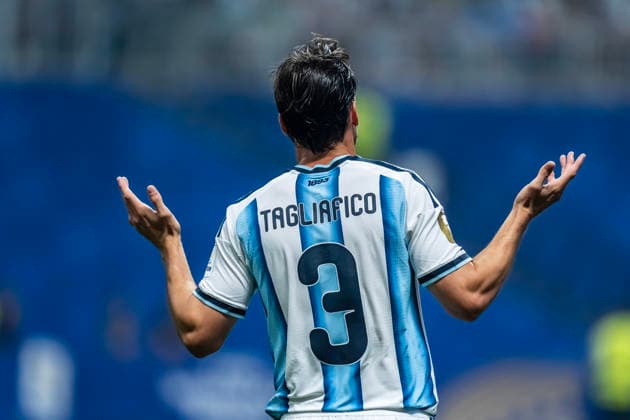 July 7, 2026, Atlanta, Georgia, USA: Argentina defender Nicolas Tagliafico (3) plays against Egypt during their World Cup: Round of 16 match at Atlanta Stadium in Atlanta, Georgia. Argentina defeats Egypt 3:2 and moves on to the Round of 8. Atlanta USA - ZUMAa161 20260707_aaa_a161_166 Copyright: xWalterxArcex xGMGx