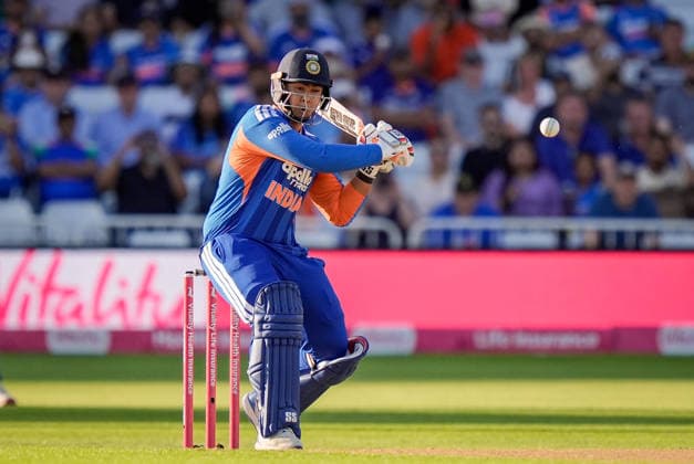 England v India - 3rd Vitality IT20 Vaibhav Sooryavanshi of India plays a pull shot during the Third Vitality T20 international match, Länderspiel, Nationalmannschaft between England and India at Trent Bridge in Nottingham, United Kingdom, on July 7, 2026. Nottingham Nottinghamshire United Kingdom  Copyright: xNewsxImagesx originalFilename:cosgrove-thirdvit260707_npZHG.jpg