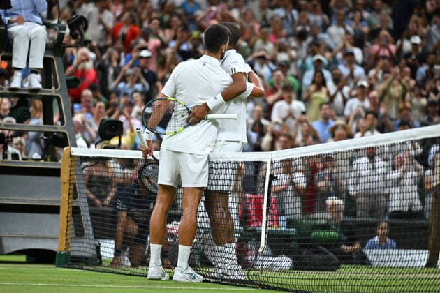 2026 Wimbledon - Novak Djokovic Novak Djokovic (SRB) during his quarter final round match at the 2026 Wimbledon Championships at the AELTC in London, UK on July 7, 2026. Photo by Corinne Dubreuil ABACAPRESS.COM London  Copyright: xDubreuilxCorinne ABACAx