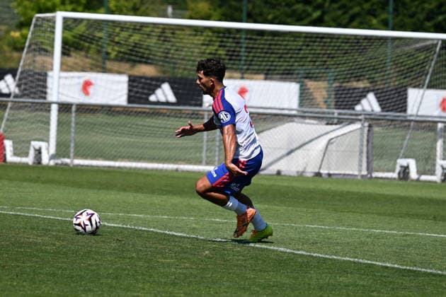 Football : Olympique Lyonnais and Macon 71 - Friendly football match - 08 07 2026 Kluivert Ruben of Lyon during the Friendly football match between Olympique Lyonnais and Macon 71 at GOLTC Decines Charpieu Lyon on July 08 2026 , France LYONFrance  Copyright: xMouradxAllilix