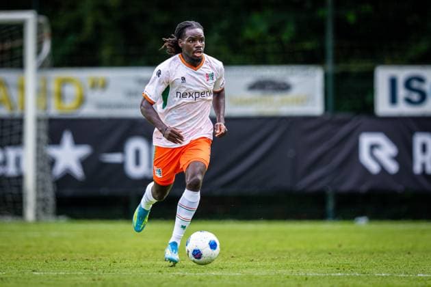 WEURT , 08-07-2026 , Sportpark De Kamp , season 2026 2027 , Dutch Preseason football , match between NEC and MSV Duisburg , picture shows NEC Nijmegen player Brayann Pereira NEC - MSV Duisburg (friendly)  x204927901x Copyright: