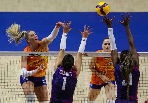 Volleyball, Women's, Nations League, France v Netherlands