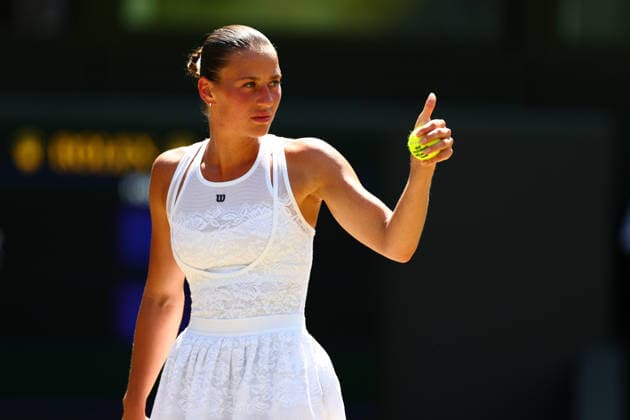 Marta Kostyuk during her quarter final match Wimbledon Tennis Championships, Day 10, The All England Lawn Tennis and Croquet Club, London, UK - 08 Jul 2026London The All England Lawn Tennis and United Kingdom  Copyright: xJamesxMarsh Shutterstockx 16978036ac