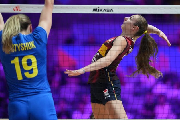 Volleyball Nations League Hong Kong 2026 - Day 1 Stella Nervini (No.16) from team Italy during the match between Italy and Ukraine Volleyball Nations League Hong Kong 2026 on July 8, 2026 in Hong Kong. (Photo by Ellan Mad Nexpher Images) Hong Kong
