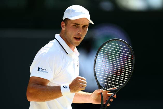 Arthur Fery during his quarter final match Wimbledon Tennis Championships, Day 10, The All England Lawn Tennis and Croquet Club, London, UK - 08 Jul 2026London The All England Lawn Tennis and United Kingdom  Copyright: xJamesxMarsh Shutterstockx 16978036en