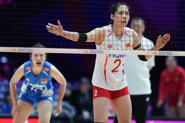 Volleyball Nations League Hong Kong 2026 - Day 1 Zhuang Yushan (No.2) from team China during the match between Canada and China at Volleyball Nations League Hong Kong 2026 on July 8, 2026 in Hong Kong. (Photo by Ellan Mad Nexpher Images) Hong Kong