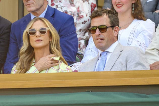 Wimbledon Tennis Championships 2026 - Day 10 LONDON, UNITED KINGDOM - JULY 08: Peter Phillips and his wife Harriet Sperling watch tennis on Centre Court during day ten of the 2026 Wimbledon Tennis Championships at the All England Lawn Tennis and Croquet Club in London, United Kingdom, on July 8, 2026. Ray Tang Anadolu London United Kingdom. Editorial use only. Please get in touch for any other usage.  Copyright: x2026xAnadoluxRayxTangx