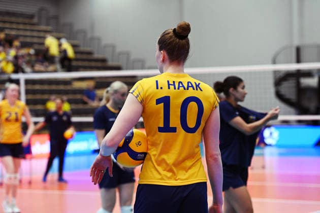 ÖREBRO, SVERIGE 20260708 Sveriges Isabelle Haak under onsdagens finalmatch 1:2 i European League i volleyboll mellan Sverige och Slovenien i Örebro. ÖREBRO SVERIGE x62610x *** ÖREBRO, SWEDEN 20260708 Sweden s Isabelle Haak during Wednesday s final match 1 2 in the European Volleyball League between Sweden and Slovenia in Örebro ÖREBRO SWEDEN x62610x  Copyright: xAnnaxHallams TTx VOLLEYBOLL EUROPEAN LEAGUE FINAL DAM