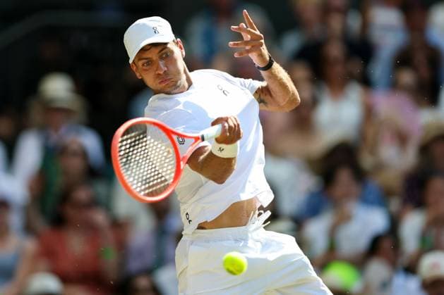 Flavio Cobolli during his Semi-Final match Wimbledon Tennis Championships, Day 10, The All England Lawn Tennis and Croquet Club, London, UK - 08 Jul 2026London The All England Lawn Tennis and United Kingdom  Copyright: xKieranxMcManus Shutterstockx 16978034ct