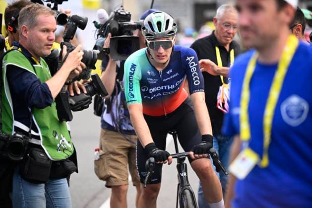 Tour de France 2026 Stage 5 PAU, FRANCE - JULY 08 : Kooij Olav (NED) of Decathlon CMA CGM Team wins during stage 5 of the 113rd edition of Tour de France an UCI World Tour 2.UWT cycling road race stage for Men Elite of 158 km with start in Lannemezan and finish in Pau on July 8, 2026 in Pau, France, 08 07 2026 Pau France  Copyright: xTomasxSiskx