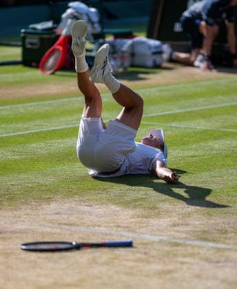 Tennis - Wimbledon Championship 2026 - Day 10 LONDON, ENGLAND - Wednesday, July 8, 2026: Arthur Fery (GBR) celebrates after winning the Gentlemen s Singles Quarter-Final match on Day Ten of The Championships Wimbledon 2026 at the All England Lawn Tennis and Croquet Club. (Photo by Kirsten Holst Propaganda) LONDON All England Lawn Tennis and Croq GREATER LONDON ENGLAND  Copyright: xKirstenxHolstx 2026-07-08-080-Wimbledon_Day_10