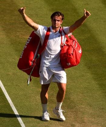 Arthur Fery celebrates victory during his Quarter-Final match Wimbledon Tennis Championships, Day 10, The All England Lawn Tennis and Croquet Club, London, UK - 08 Jul 2026London The All England Lawn Tennis and United Kingdom  Copyright: xEllaxLing Shutterstockx 16978035n