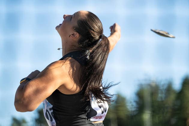 260708 Caisa-Marie Lindfors Upsala IF deltar i damernas diskus under friidrottstävlingen Folksam Grand Prix den 8 juli 2026 i Karlstad. *** July 8, 2026: Caisa Marie Lindfors of Upsala IF will compete in the women’s discus throw at the Folksam Grand Prix track and field meet on July 8, 2026, in Karlstad  Copyright: FREDRIKxKARLSSON BB260708FK052