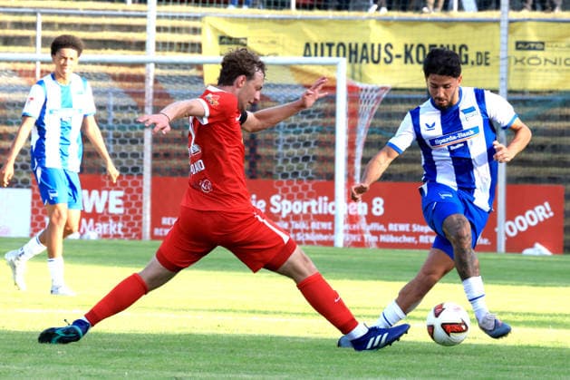 Football, friendly match, Lichtenberg 47 v Hertha BSC
