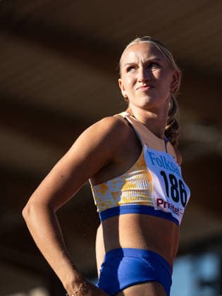 260708 Maja Askag Raby-Rekarne FIF deltar i damernas längdhopp under friidrottstävlingen Folksam Grand Prix den 8 juli 2026 i Karlstad. *** July 8, 2026: Maja Askag Raby Rekarne of FIF will compete in the women’s long jump at the Folksam Grand Prix track and field meet on July 8, 2026, in Karlstad  Copyright: FREDRIKxKARLSSON BB260708FK070
