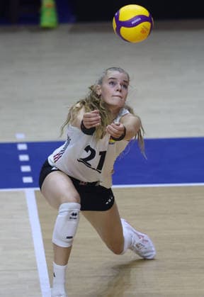 08.07.2026 Belgrade(Serbia) Czechia Czech Republic-Germany Nations League women s volleyball Camilla Weitzel Germany :