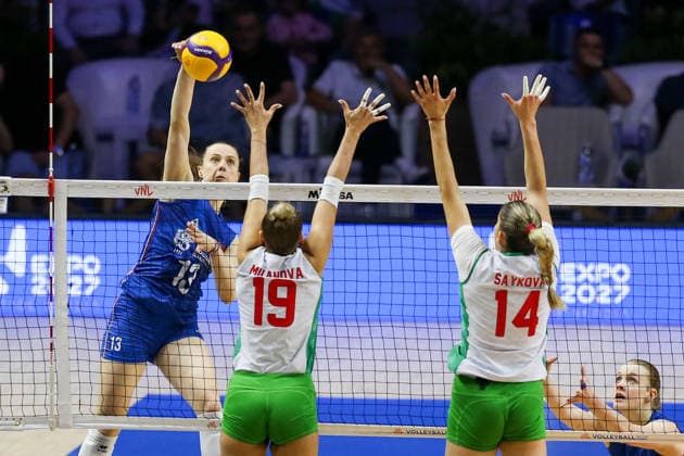Volleyball, Women's, European League, Serbia v Bulgaria