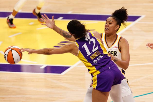 Basketball, WNBA, Los Angeles Sparks v Indiana Fever