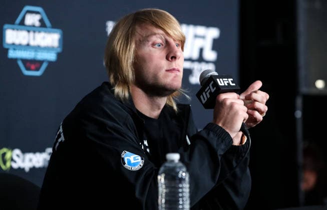 UFC 329 press conference, PK, Pressekonferenz T-Mobile Arena, Las Vegas, Nevada, United States 8 7 2026 Paddy Pimblett Paddy Pimblett 8 7 2026  Copyright: xTomxHoganx-xHoganphotos.comx916x947x8354xtomhoganphotos@gmail.comx McgregorHollowayMediaDay_Hoganphotos16039