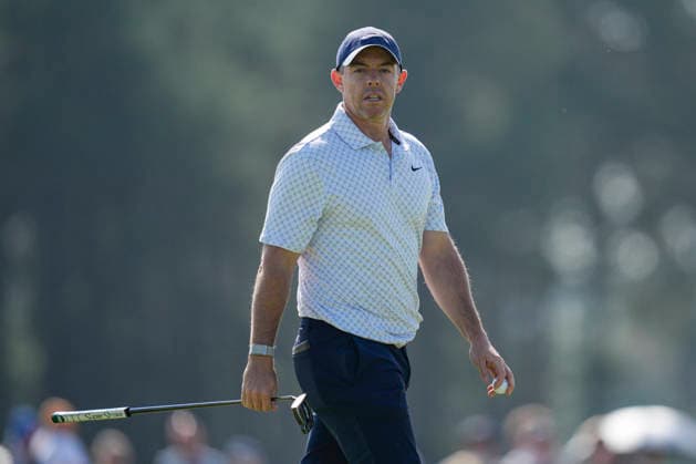NORTH BERWICK, SCOTLAND - JULY 9: Rory McIlroy after holing a birdie putt on the 14th green during Round 1 of the Genesis Scottish Open at the Renaissance Club, North Berwick on July 9, 2026 in North Berwick, Scotland Genesis Scottish Open Round 1