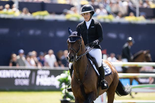 260709 Amanda Landeblad of Sweden with horse Springfield competes in Falsterbo Grand Prix qualification during Falsterbo Horse Show on July 9, 2026 in Falsterbo. Photo: Avdo Bilkanovic BILDBYRAN COP 115 AB0378 ridsport equestrian falsterbo horse show ridsportlaget bbeng hoppning *** July 9, 2026: Amanda Landeblad of Sweden, riding Springfield, competes in the Falsterbo Grand Prix qualifier during the Falsterbo Horse Show on July 9, 2026 in Falsterbo. Photo by Avdo Bilkanovic, BILDBYRAN COP 115 AB0378. equestrian sports, Falsterbo Horse Show, Ridsportlaget BBENG, show jumping  Copyright: AVDOxBILKANOVIC BB260709AB006