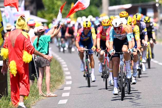 Tour de France 2026 Stage 6 GAVARNIE-CEDRE, FRANCE - JULY 09 : rider of team NSN Cycling Team during stage 6 of the 113rd edition of Tour de France an UCI World Tour 2.UWT cycling road race stage for Men Elite of 186 km with start in Pau and finish in Gavarnie-Cedre on July 9, 2026 in Gavarnie-Cedre, France, 09 07 2026 ( Motordriver Kurt Vandenborre - Gavarnie-Cedre France  Copyright: xTomasxSiskx