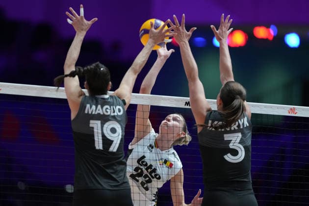 RECORD DATE NOT STATED Volleyball Nations League Hong Kong 2026 - Day 2 Pauline Luyten (No.23) from team Belgium during the match between Canada and Belgium at Volleyball Nations League Hong Kong 2026 on July 9, 2026 in Hong Kong. (Photo by Ellan Mad Nexpher Images) Hong Kong