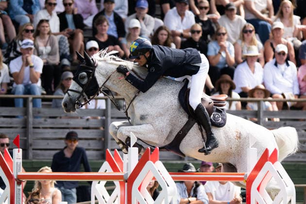 260709 Marcus Westergren of Sweden with horse Airco de L Esprit competes in Falsterbo Grand Prix qualification during Falsterbo Horse Show on July 9, 2026 in Falsterbo. Photo: Avdo Bilkanovic BILDBYRAN COP 115 AB0378 ridsport equestrian falsterbo horse show ridsportlaget bbeng hoppning *** July 9, 2026: Marcus Westergren of Sweden, riding Airco de L Esprit, competes in the Falsterbo Grand Prix qualifier during the Falsterbo Horse Show on July 9, 2026 in Falsterbo. Photo by Avdo Bilkanovic, BILDBYRAN COP 115 AB0378. equestrian sports, Falsterbo Horse Show, Ridsportlaget BBENG, show jumping  Copyright: AVDOxBILKANOVIC BB260709AB035