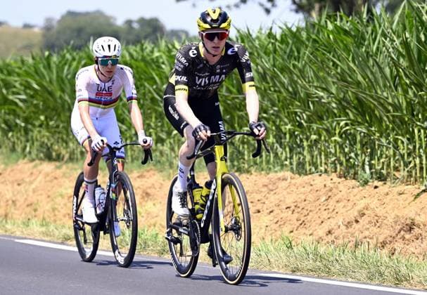 Slovenian Tadej Pogacar of UAE Team Emirates XRG pictured in action during stage 6 of the 2026 Tour de France cycling race, a stage of 186 km from Pau to Gavarnie-Gedre, on Thursday 09 July 2026. The 113th edition of the Tour de France starts on Saturday 4 July in Barcelona, Spain, and will finish in Paris, France on the 26th of July. POOLxTOMASxSISK  x180776935x
