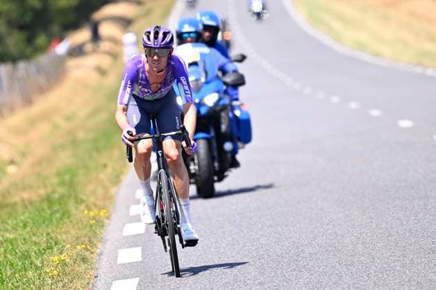Tour de France 2026 Stage 6 GAVARNIE-CEDRE, FRANCE - JULY 09 : O Connor Ben (AUS) of Team Jayco AlUla during stage 6 of the 113rd edition of Tour de France an UCI World Tour 2.UWT cycling road race stage for Men Elite of 186 km with start in Pau and finish in Gavarnie-Cedre on July 9, 2026 in Gavarnie-Cedre, France, 09 07 2026 ( Motordriver Kurt Vandenborre - Gavarnie-Cedre France  Copyright: xTomasxSiskx