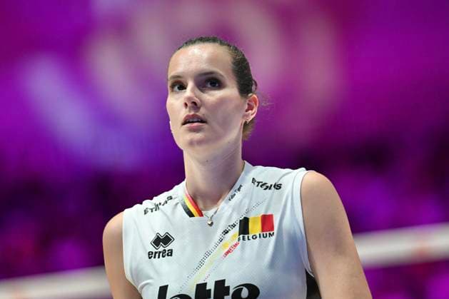 RECORD DATE NOT STATED HONG KONG-SPORTS Volleyball Nations League Hong Kong Nathalie Lemmens (No.4) from team Belgium during the match between Canada and Belgium at Volleyball Nations League Hong Kong 2026 in Hong Kong, July 9, 2026.NEXPHER Kobe Li Hong Kong