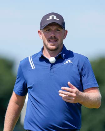 NORTH BERWICK, SCOTLAND - JULY 9: Matt Wallace leaves the 9th green after completing Round 1 of the Genesis Scottish Open at the Renaissance Club, North Berwick on July 9, 2026 in North Berwick, Scotland Genesis Scottish Open Round 1